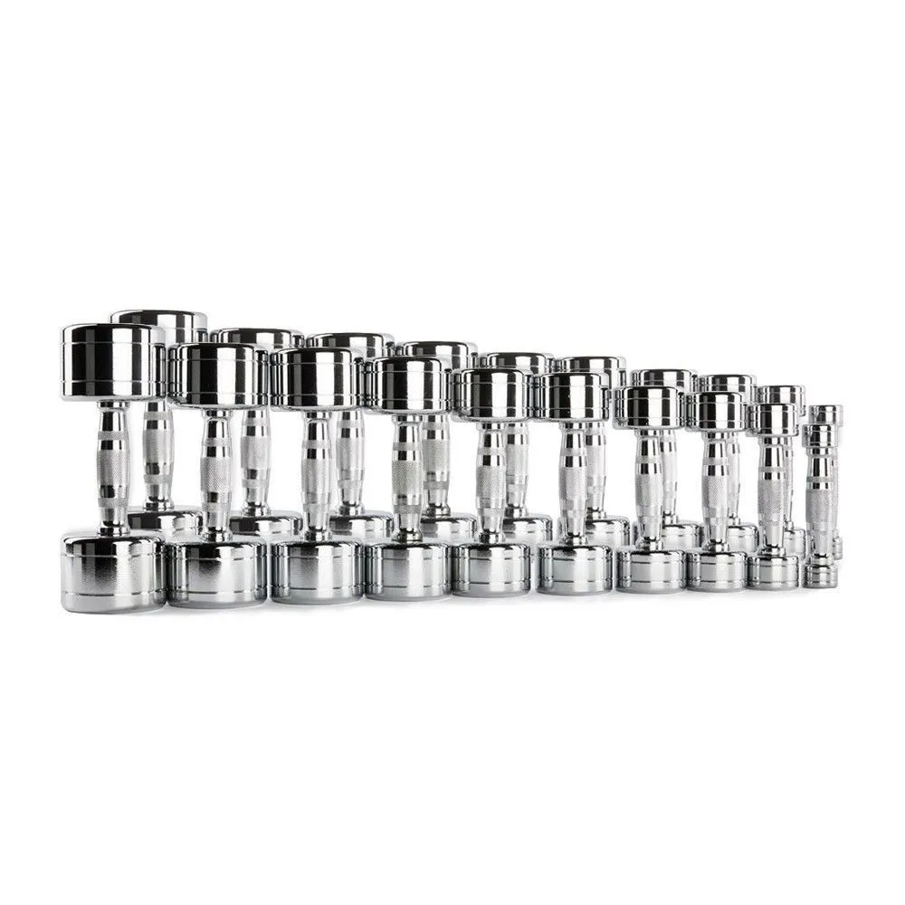 Chrome Dumbbell Set 1-10kg + Rack 8 Chrome Dumbbell Set 1-10kg + Rack - Image 6