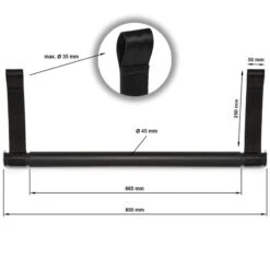 Lever Arm Straight Bar - Connector Bar -Gym Equipme Sales g 2053 ma skizze