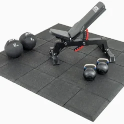 High-Impact CrossFit Gym Tile With Ramp Edge -Gym Equipme Sales gp 50 3 8 von 19 1