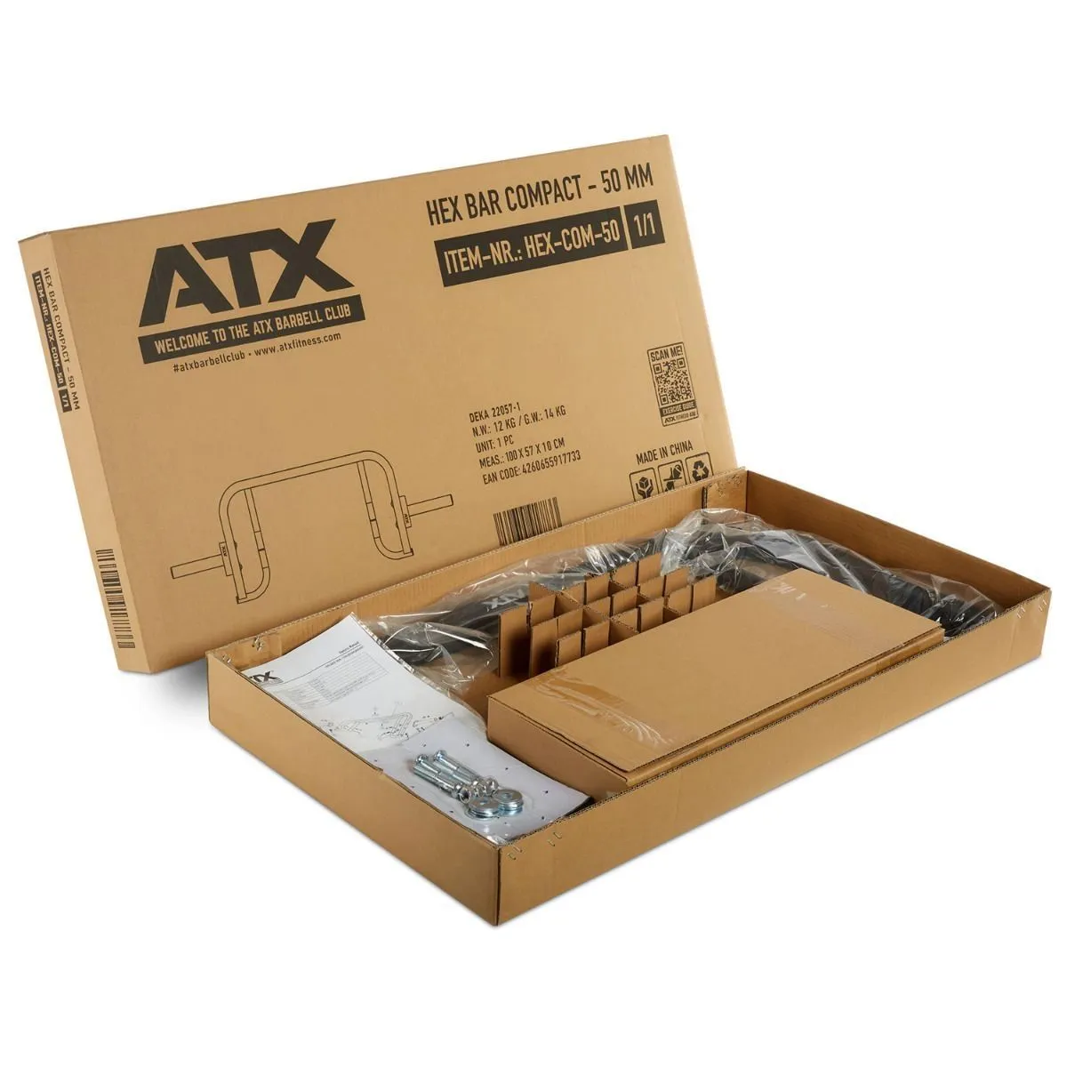 ATX Open Hex Trap Bar - HEX-50 10 ATX Open Hex Trap Bar - HEX-50 - Image 8