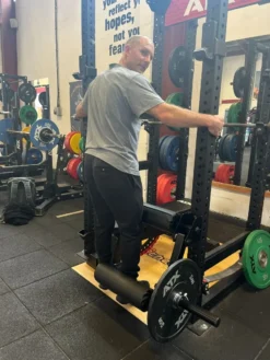 JAWS Bite-Size 2-in-1 Leg Extension / Curl Rack Attachment -Gym Equipme Sales img 0140