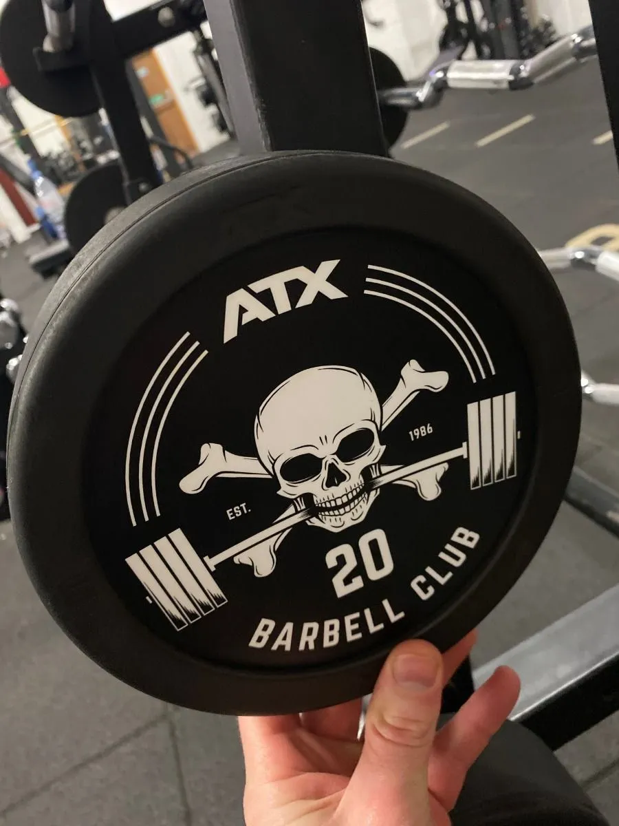 Custom Logo Pro Rubber Barbell Set - Straight Bars 5 Custom Logo Pro Rubber Barbell Set - Straight Bars - Image 3