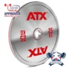 ATX Calibrated Steel Weight Plates - Chrome Finish 1 ATX Calibrated Steel Weight Plates - Chrome Finish -Gym Equipme Sales ipf approved 1 4