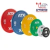 ATX Calibrated Full-Colour Steel Plates RL (Raised Letters) 1 ATX Calibrated Full-Colour Steel Plates RL (Raised Letters) -Gym Equipme Sales ipf approved 1 6