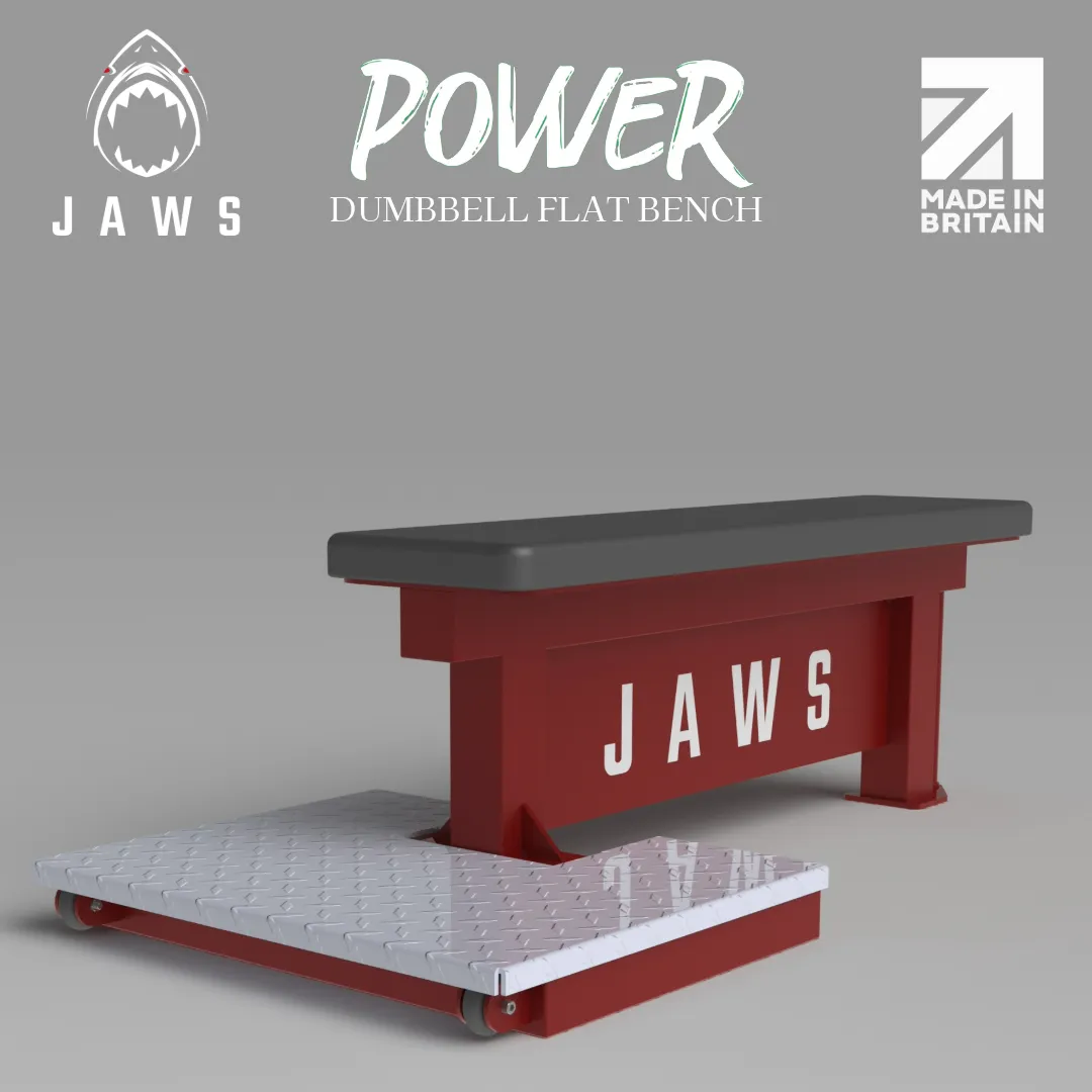 JAWS Power Dumbbell Flat Bench 7 JAWS Power Dumbbell Flat Bench - Image 5