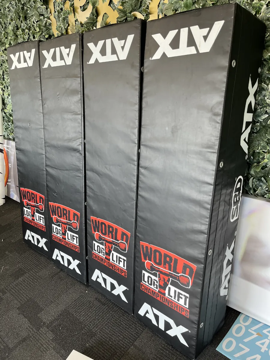 ATX Strongman Log Drop Pads (Pair) - Own Logo Option 11 ATX Strongman Log Drop Pads (Pair) - Own Logo Option - Image 9