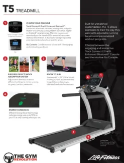 Life Fitness T5 TREADMILL