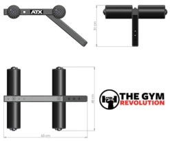 ATX Bench Ab Attachement OP-ABA Mk2 -Gym Equipme Sales op aba ma skizze