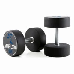Custom Logo Pro Urethane Dumbbells Set -Gym Equipme Sales pud cl 2250