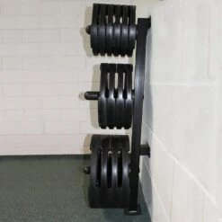 Wall-Mount Olympic Weights Tree 9 Wall-Mount Olympic Weights Tree -Gym Equipme Sales r 3021 w 50 detail05