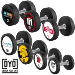 CLUB SET: 2.5-50kg ATX Custom Logo Rubber Dumbbell Set -Gym Equipme Sales rdb dyo satz 5 20 1