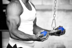 Globe Gripz® -Gym Equipme Sales reverse grip tricep pulldown editing with blue balls faded chain