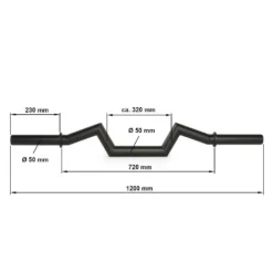 ATX Fat Grip Super Curl Bar -Gym Equipme Sales sz s 50 fg2 detail06