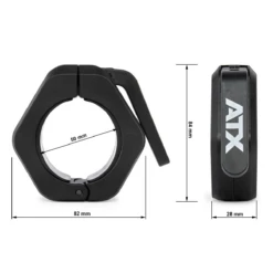 ATX® Magnetic Olympic Collar Clamps (Pair) - MAG-200 -Gym Equipme Sales v 50 200 ms